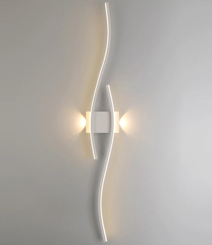 LED Wandleuchte Modern Schwarz