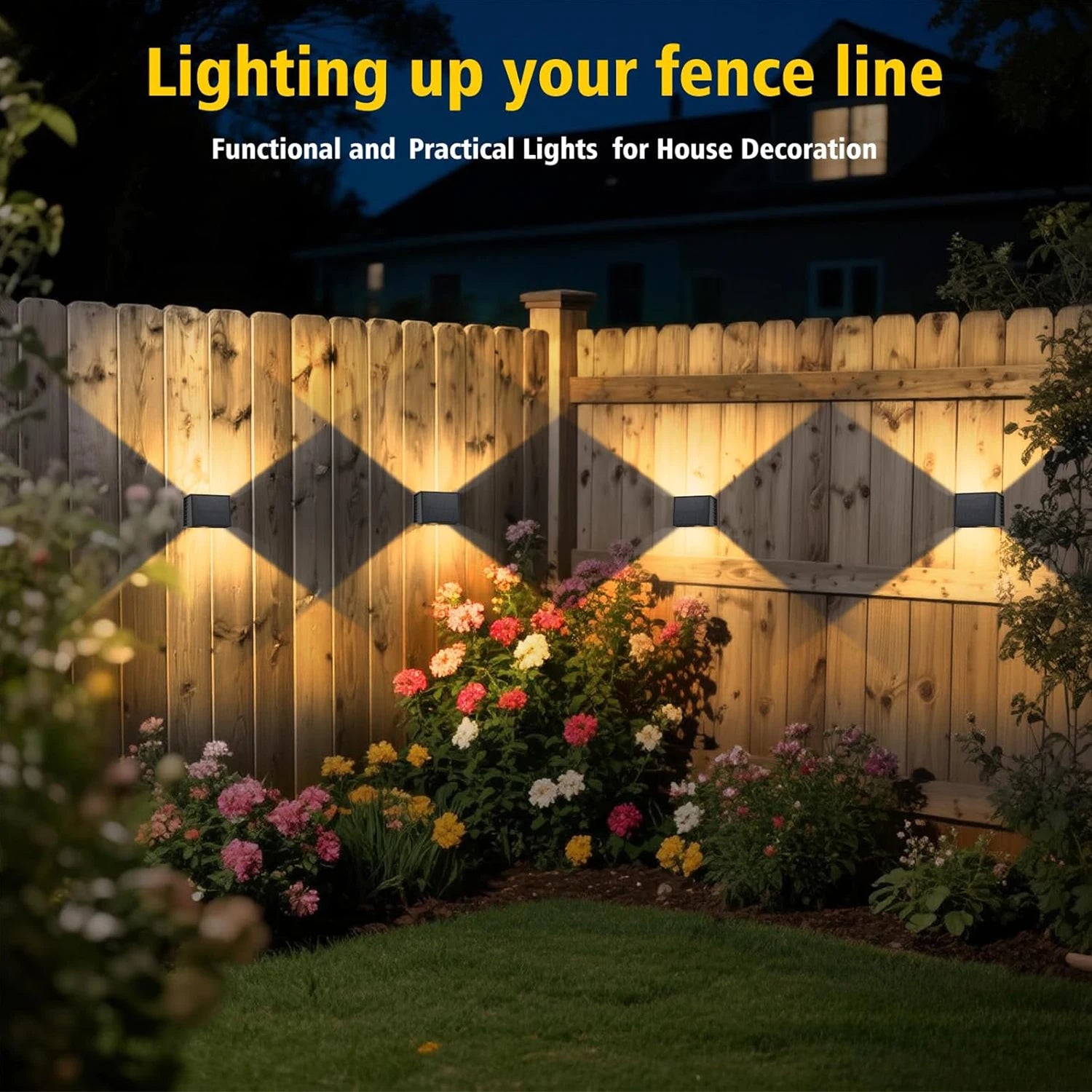 Twinray Solar Wall Light