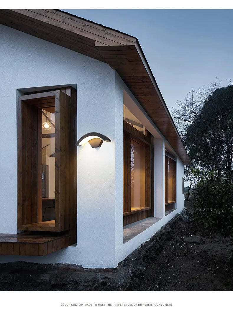 Solar Wandleuchte Bewegungsmelder Mond