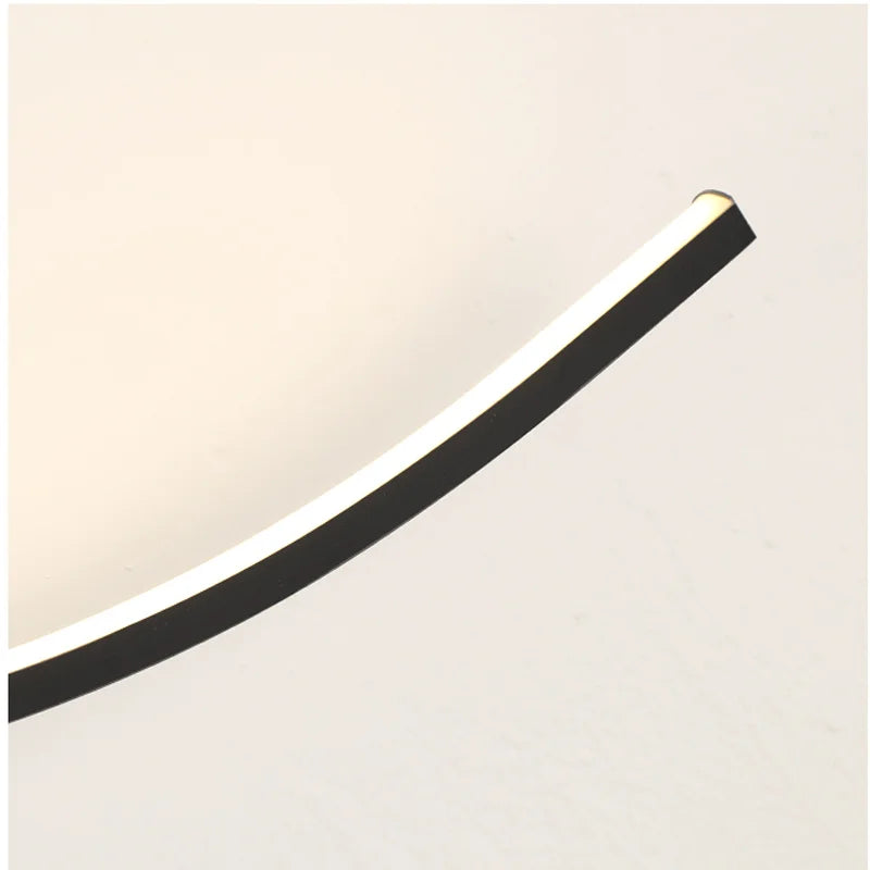 LED Wandleuchte Modern Schwarz