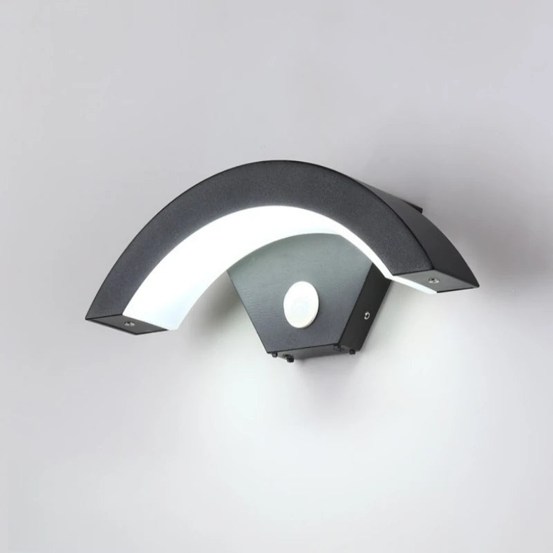 Solar Wandleuchte Bewegungsmelder Mond