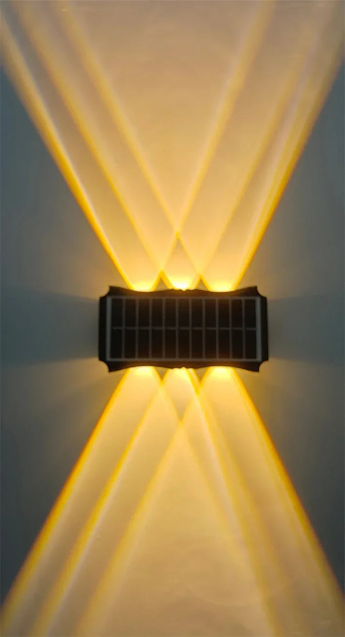 Solar-Wandleuchte für den Außenbereich