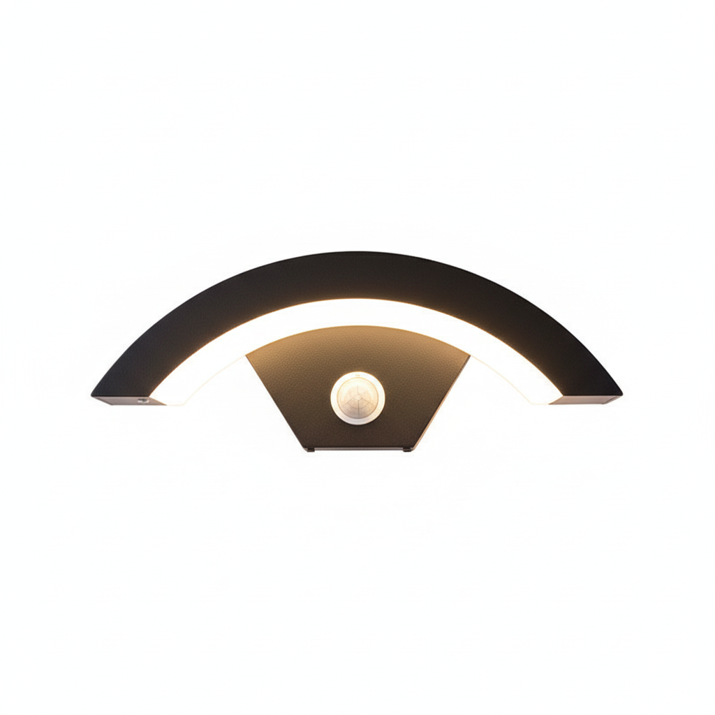 Solar Wandleuchte Bewegungsmelder Mond