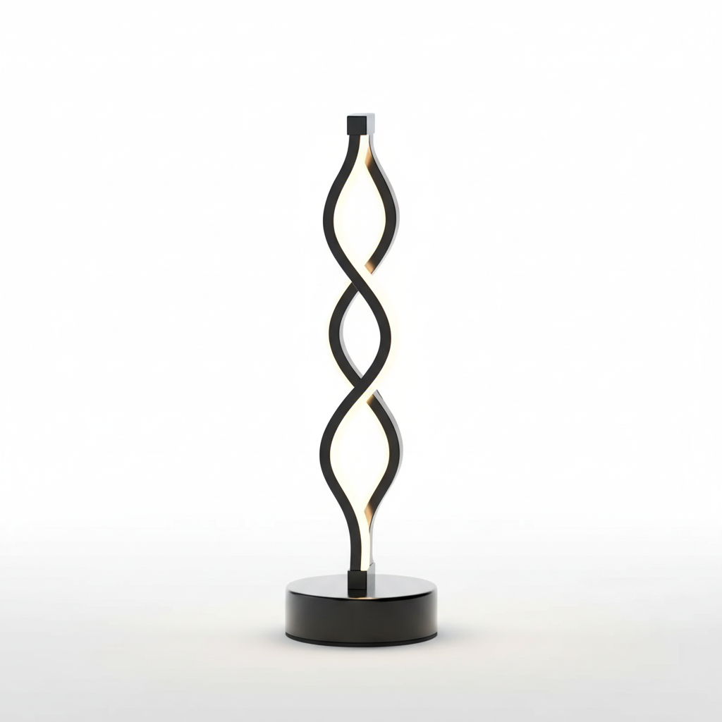 LED Tischlampe Spirale